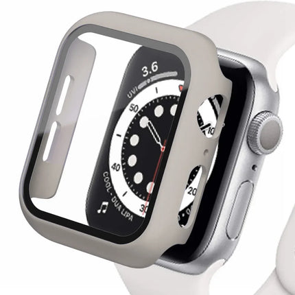 WatchGuard Glass Case for Apple Watch Ultra 2/Series 9/8/7/6/SE 41mm–49mm Screen Protector Cover