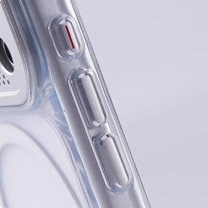 LumiMag Clear Case for iPhone 17 Pro Max/17 Pro MagSafe Metal Lens Protection Hard Cover