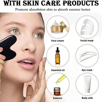 Cryo Glow Ice Roller & Gua Sha Set – Facial Lift, Sculpt & Skin Refresh Tool (1/2/3PCS)