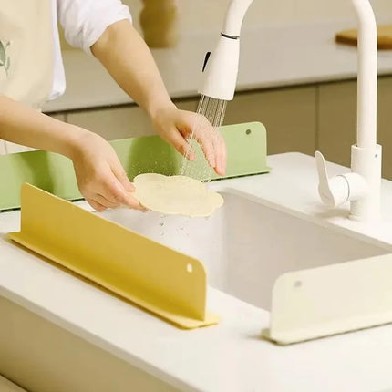 SplashShield Silicone Sink Splash Guard with Suction Cups