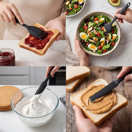 BakeEase 6-Piece Silicone Kitchen Utensil Set