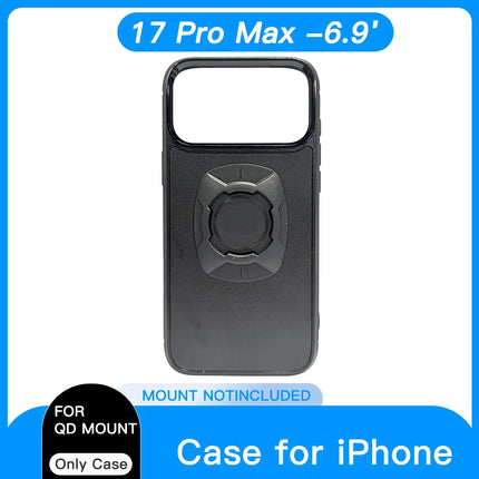 Twist Lock Motorcycle & Bicycle Phone Holder Case for iPhone Quick Mount Cover