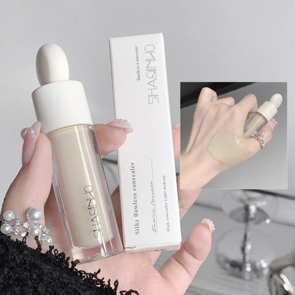 Velora Beauty Flawless Liquid Concealer Full Coverage Dark Circles Blemishes Long Lasting Smooth Finish