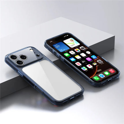 CrystalEdge Clear Hybrid Case for iPhone 17/17 Air/17 Pro/17 Pro Max Shockproof TPU PC Cover