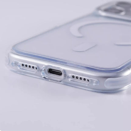 LumiMag Clear Case for iPhone 17 Pro Max/17 Pro MagSafe Metal Lens Protection Hard Cover