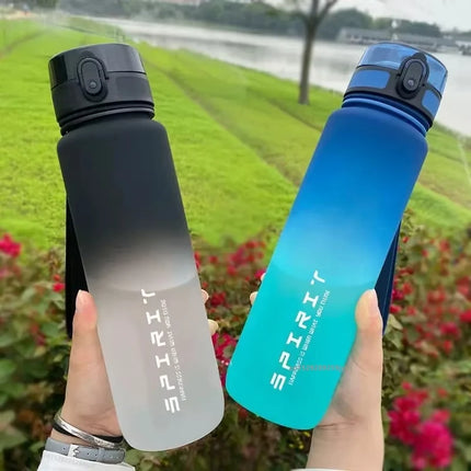 HydraFlow 1L Sports Water Bottle Leakproof Portable Gym Travel Drinking Jug