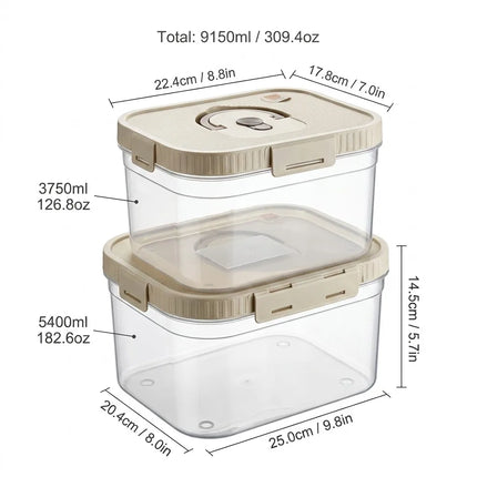 FreshNest Large Food Storage Box with Handle