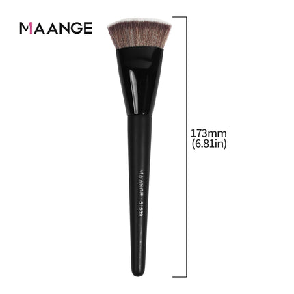 Velora Beauty Flat Top Foundation Brush with Box Powder Blush Concealer Makeup Tool