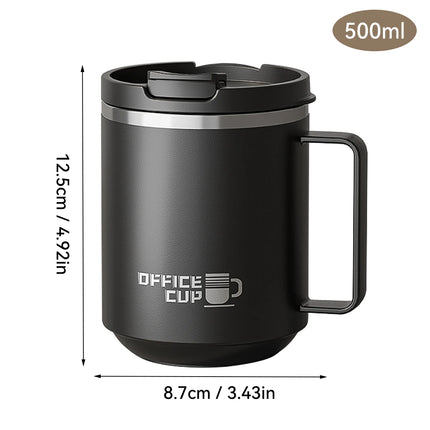 ThermoSip Double Wall Stainless Steel Insulated Coffee Mug
