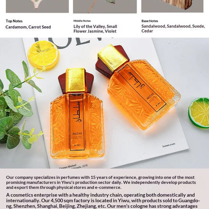 Arabian Oud Gentleman Eau de Parfum for Men Long-Lasting Spray