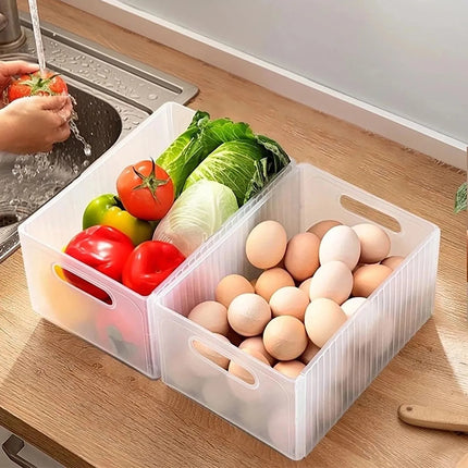 FoldFresh Refrigerator Storage Box with Handle