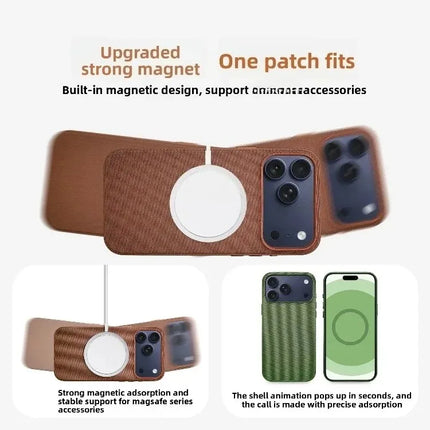 TechWeave Magnetic Camera Shield Case for iPhone 17 Pro / Pro Max MagSafe Armor Cover