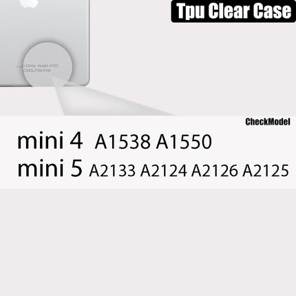 Clear iPad Case with Pencil Holder Pro 11 12.9 10.5 9.7 Mini 6 Air 5 4 TPU Cover