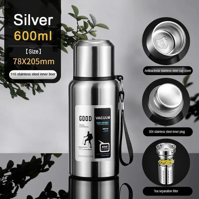 Stainless Steel Insulated Thermos Tumbler Large Capacity Travel Mug