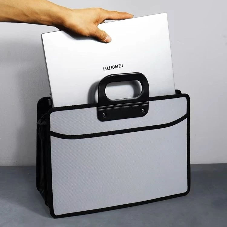 Large-capacity A4 Portable Document Bag Office Document Information Bags Pockmarked Dotted Briefcase Business Bag Promotional
