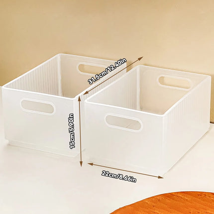 FoldFresh Refrigerator Storage Box with Handle