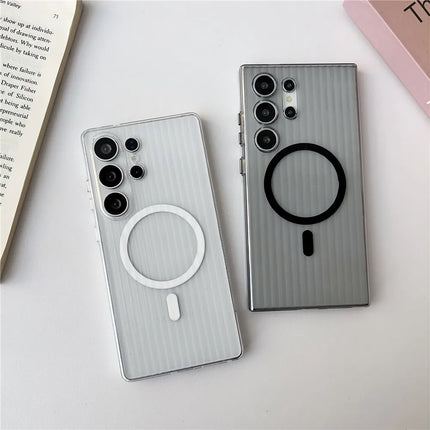 RidgeMatte Magnetic Case for Samsung Galaxy S25/S24/S23 Ultra Clear Shock Cover