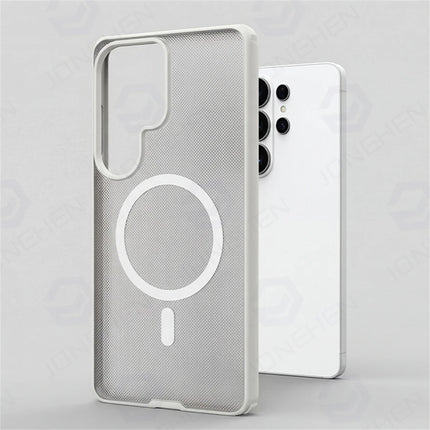 FrostLite Magnetic Armor Case for Samsung Galaxy S26/S25/S24 Ultra Translucent Shockproof Cover