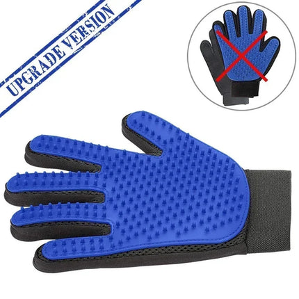 Pet Grooming Gloves Silicone Cat Dog Hair Removal Bath Brush Cleaning Tool