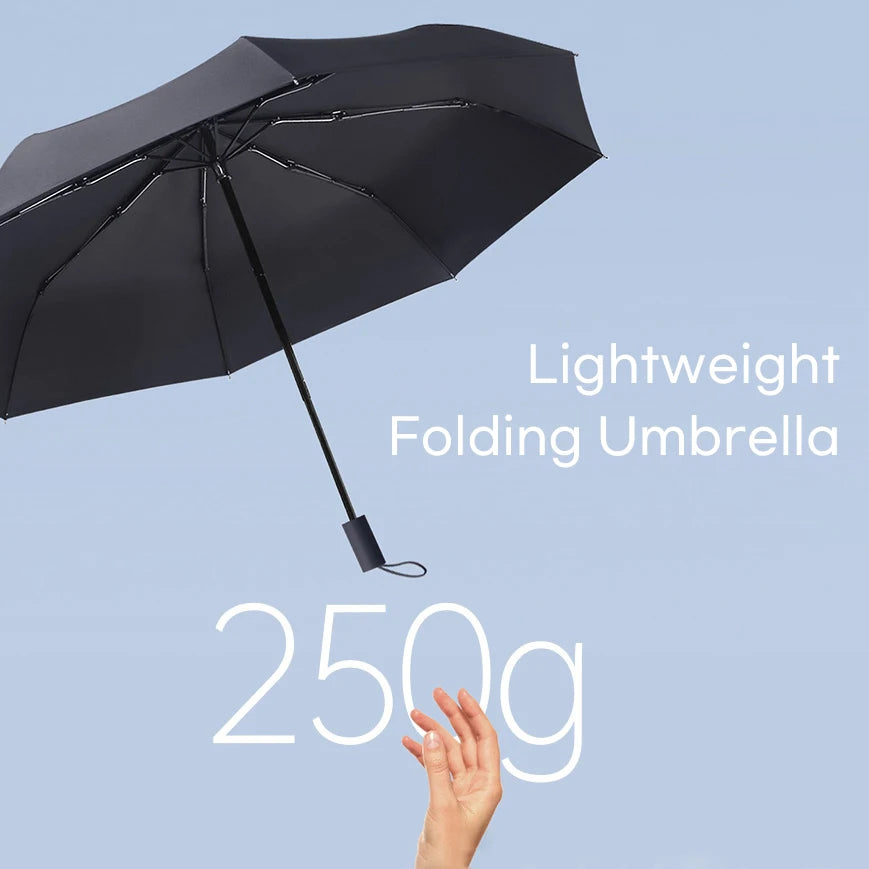 New Rain Umbrella for Men Windproof 250G Lightweight Simple Folding Umbrella for Women Outdoor Big Parasol Umbrella Foldable 8K