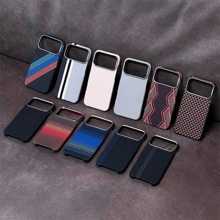 GeoCarbon MagSafe Case for iPhone 14/15/16/17 Pro Max Air Alloy Camera Armor Cover