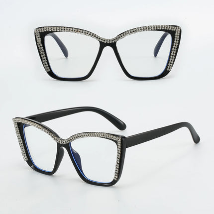 GlamourCat Sparkle Cat-Eye Party Glasses