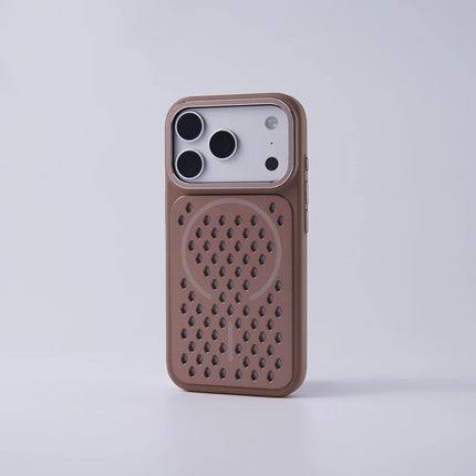 AeroMesh Cooling MagSafe Case for iPhone 17/16 Pro Max Frosted Anti-Fall Cover