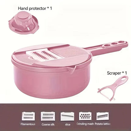 PrepEase 9-in-1 Multi Vegetable Chopper & Mandoline Slicer