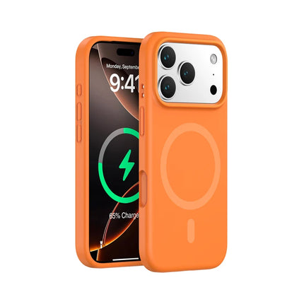 SilkCore MagSafe Silicone Case for iPhone 17 Pro Max/17 Pro/17 Air/17/16 Solid Color Wireless Charge Cover