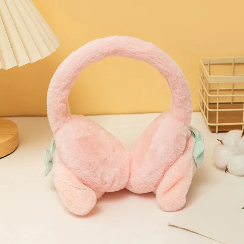 Sanrio Kuromi Soft Plush Earmuff: Cinnamoroll, Melody Cute Earflap Winter Outdoor Cold Protection Ear-Muffs - Ear Cover Gift