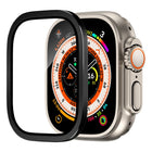 Apple Watch Ultra 3/2 tempered glass metal bumper case with shockproof cover for 49mm HD screen protection by OKEYWOW