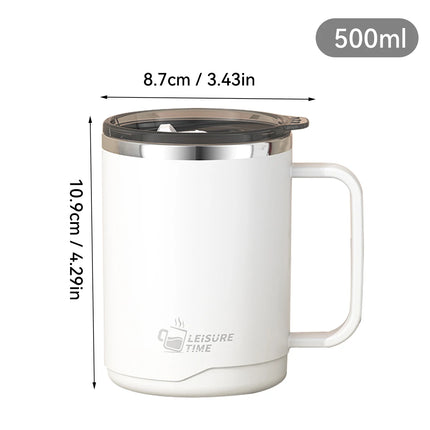 ThermoSip Double Wall Stainless Steel Insulated Coffee Mug