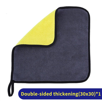 AutoClean Microfiber Towel Set 1/3/5pcs Car Detailing Drying Cloth Soft Absorbent