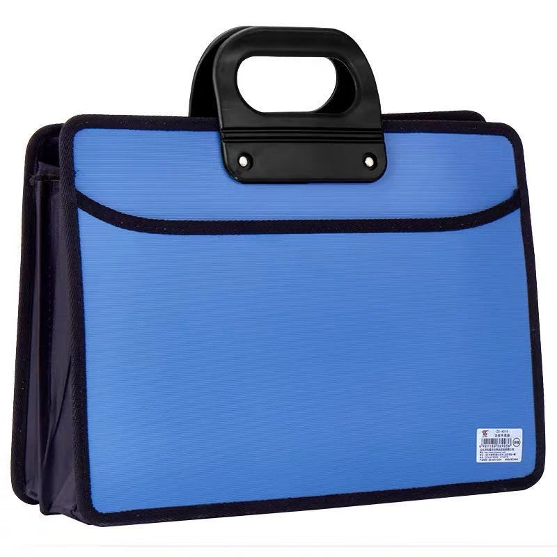 Large-capacity A4 Portable Document Bag Office Document Information Bags Pockmarked Dotted Briefcase Business Bag Promotional