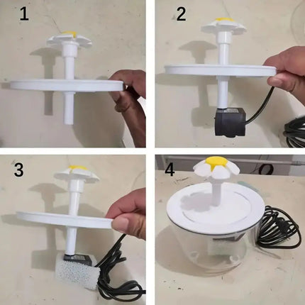 Cat Water Fountain USB Electric Automatic Filter 1200ml Silent Pet Drinking Dispenser