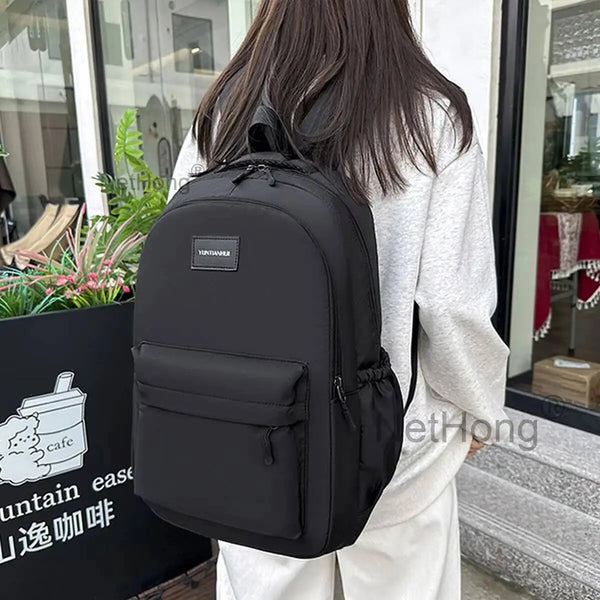 New Women Retro Backpack School Rucksack Laptop/ Ravel Work Plain Bag