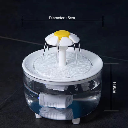 Cat Water Fountain USB Electric Automatic Filter 1200ml Silent Pet Drinking Dispenser