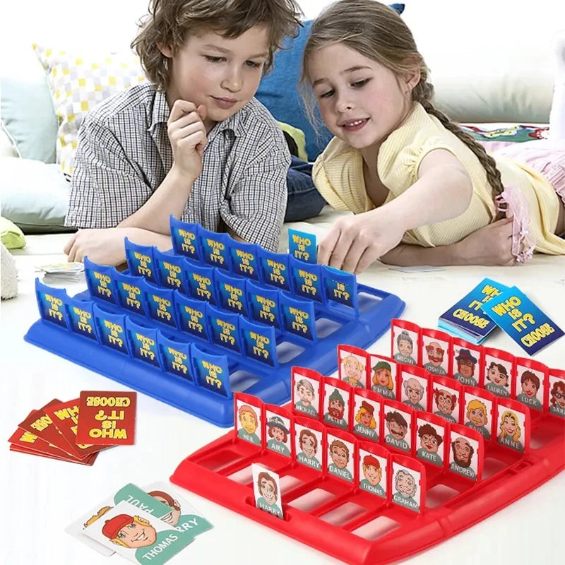 Guess Who Game: Family Interactive Card Toy for Guessing and Memory Training, Perfect for Parent-Child Leisure Time and Indoor Party Games, Ideal Gift