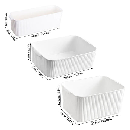 WORTHBUY Multi-Purpose Storage Box with Handle