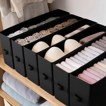 Foldable Clothes Storage Box Wardrobe Organizer Underwear Socks Storage Basket