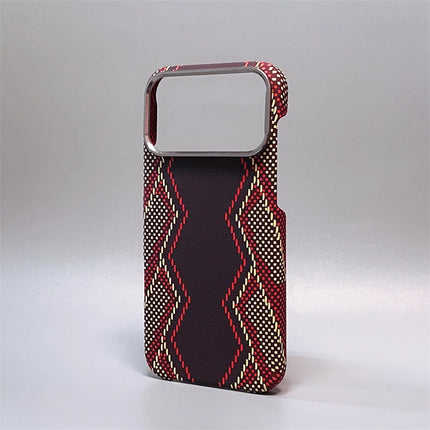 GeoCarbon MagSafe Case for iPhone 14/15/16/17 Pro Max Air Alloy Camera Armor Cover