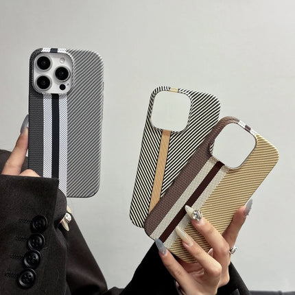 CarbonElite PC Armor Case for iPhone 17 Air/16/15/14 Plus/13/12 Pro Max/11 Slim Shockproof Cover