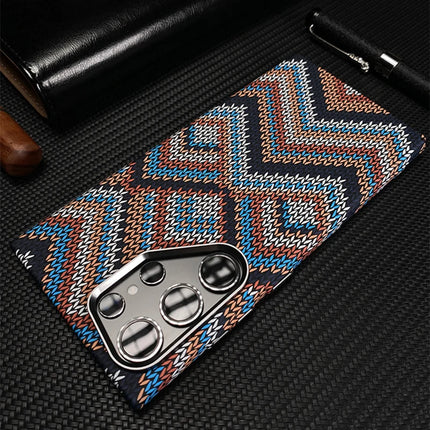 Carbon Fiber Metal Lens MagSafe Case for Samsung Galaxy S25/S24/S23 Ultra Shockproof Cover