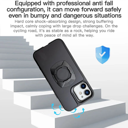 Twist Lock Motorcycle & Bicycle Phone Holder Case for iPhone Quick Mount Cover