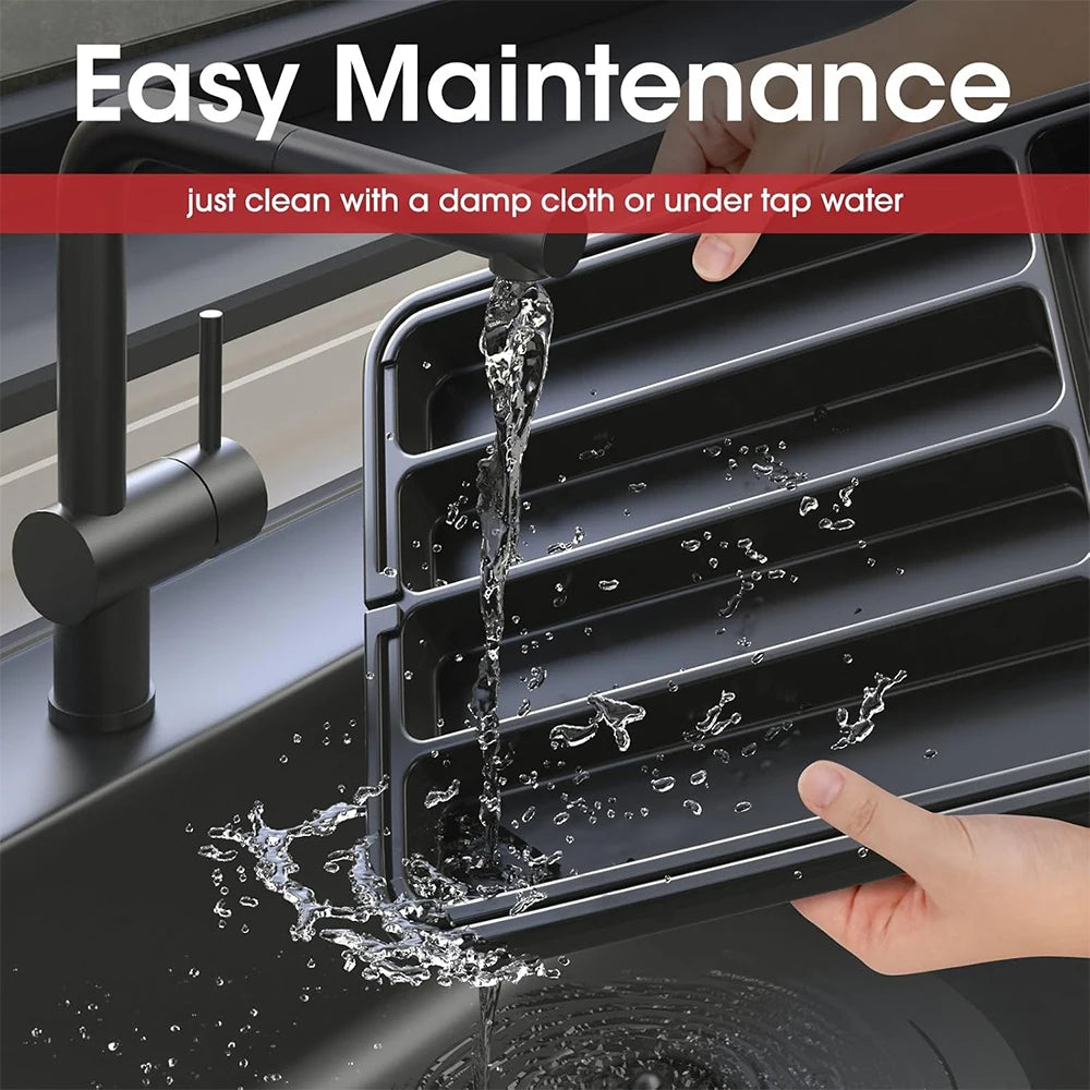 LMETJMA Expandable Silverware Cutlery Utensil Organizer Tray Kitchen Drawer Organizer Adjustable Flatware Cutlery Holder JT305