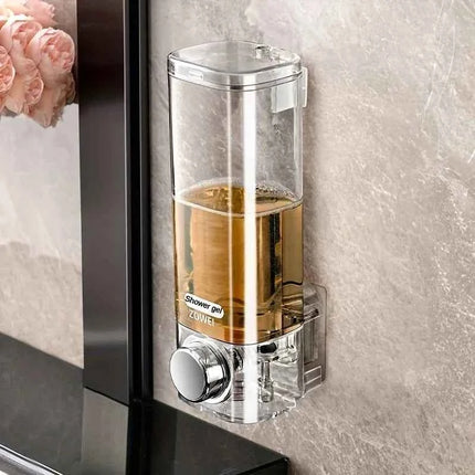 Wall Mounted Soap Dispenser No-Drill Bathroom & Kitchen Organizer
