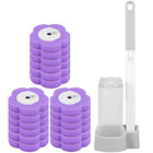 Disposable Toilet Brush Set with Holder Bathroom Cleaning Kit