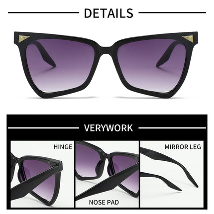 Retro Y2K Frame Sunglasses with UV Protection