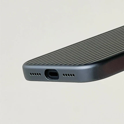 MagSafe 3D Stripe Phone Case iPhone 17–14 Pro Max Shockproof Matte Wireless Charge Cover