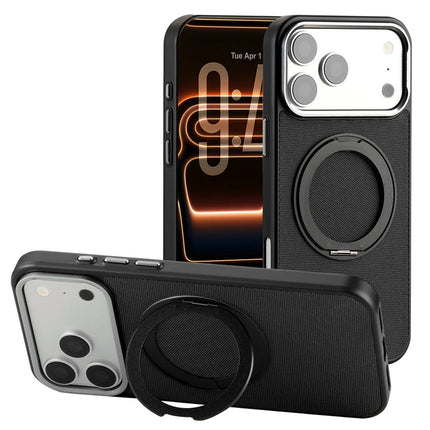 LoomStand Fabric MagSafe Case for iPhone 17/16/15/14/13 Pro Max 360° Kickstand Wireless Cover